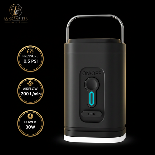 2-in-1 Electric Air Pump with Built-In Rechargeable Battery