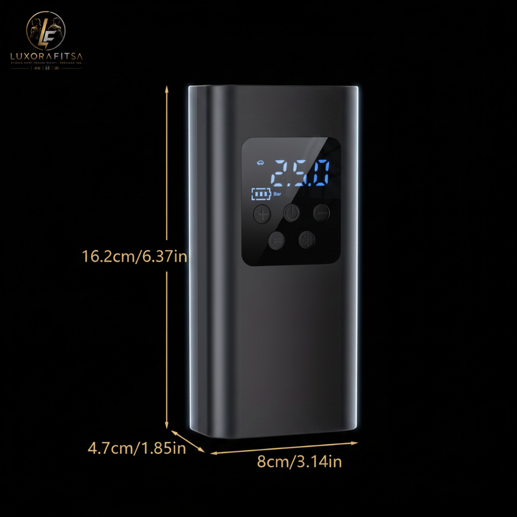 Portable Digital Air Compressor | Auto-Stop Tyre Inflator