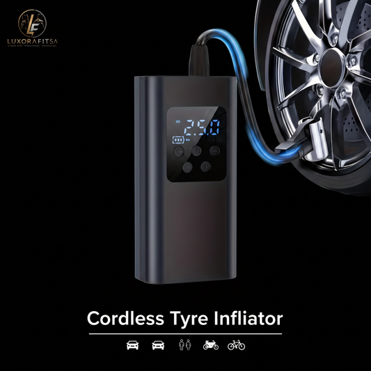 Portable Digital Air Compressor | Auto-Stop Tyre Inflator
