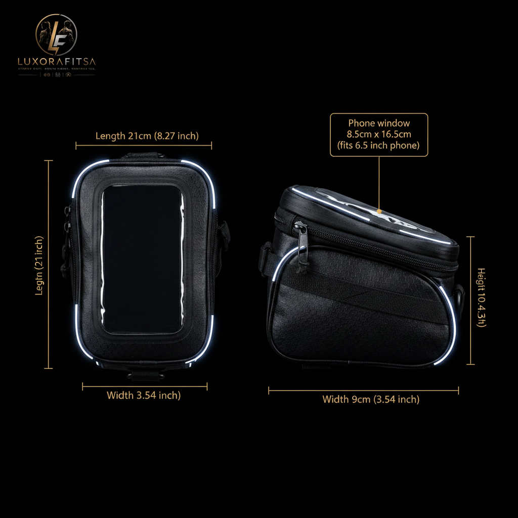 Cyclist's Top Tube Frame Bag | Waterproof Bike Storage