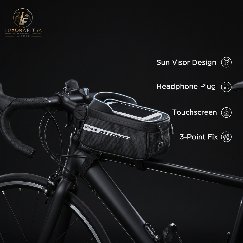 Cyclist's Top Tube Frame Bag | Waterproof Bike Storage