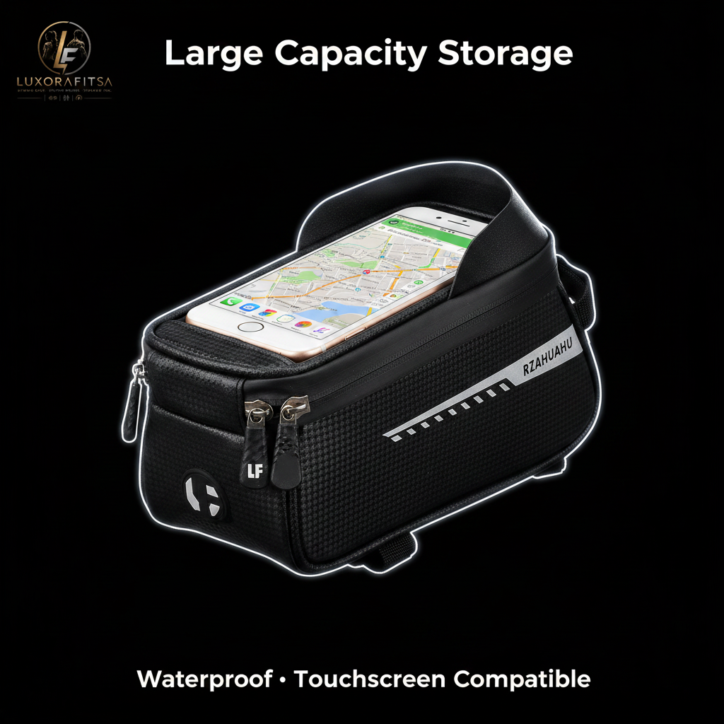 Cyclist's Top Tube Frame Bag | Waterproof Bike Storage