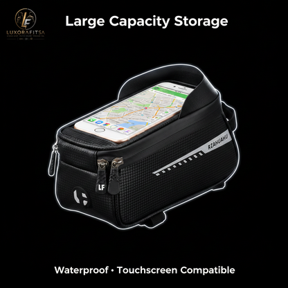 Cyclist's Top Tube Frame Bag | Waterproof Bike Storage