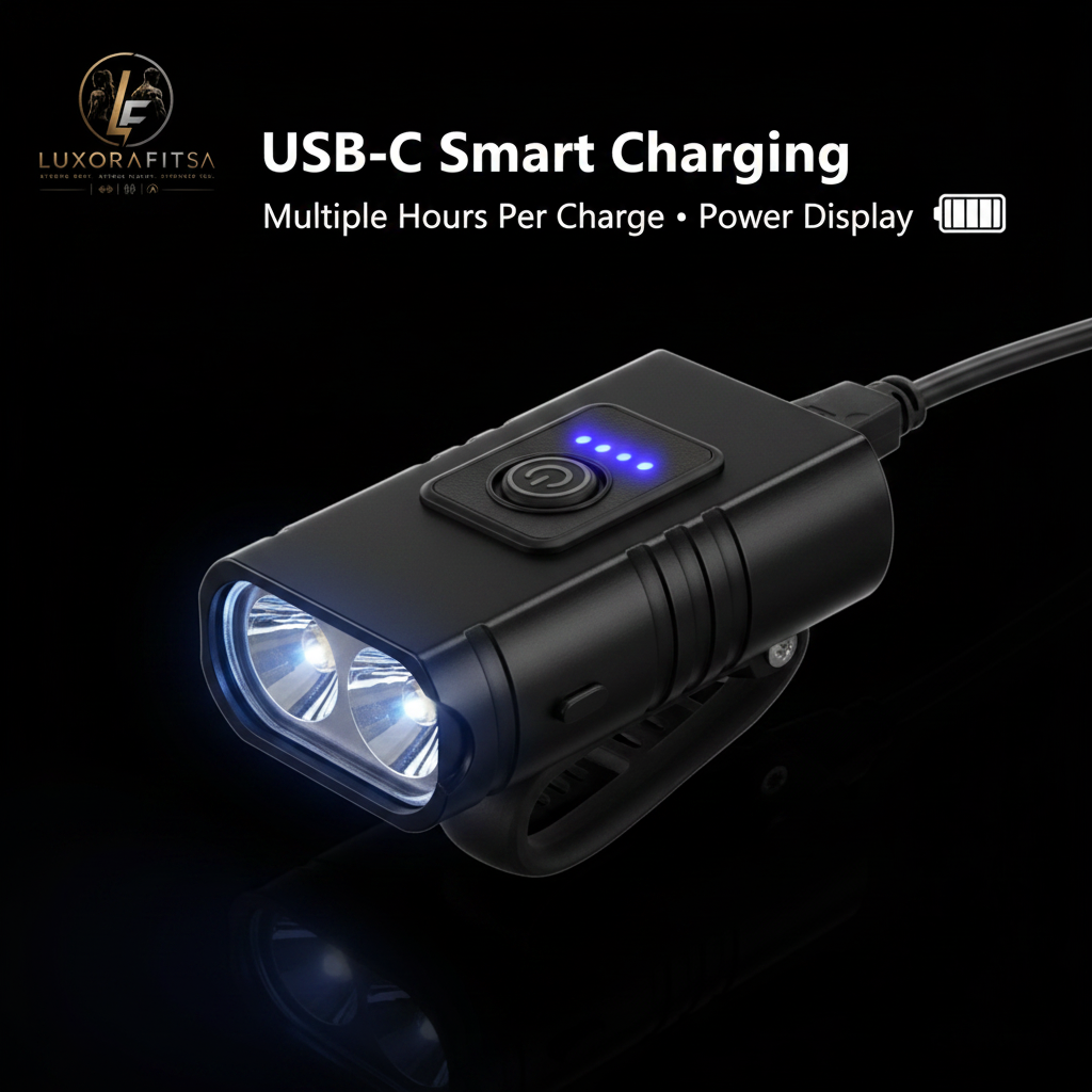 1000 Lumen USB Rechargeable LED Bike Front Light