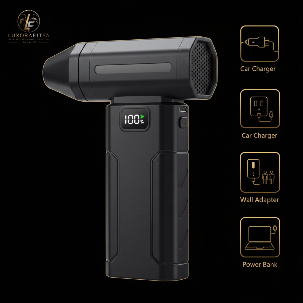 5200mAh High-Capacity Portable Handheld Fan