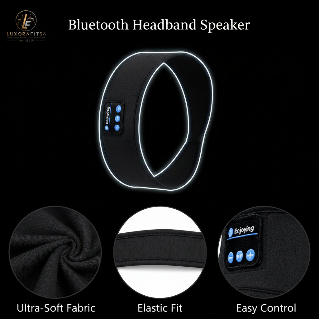 Sports Headband Headphones | Ultra-Thin HD Stereo Speakers