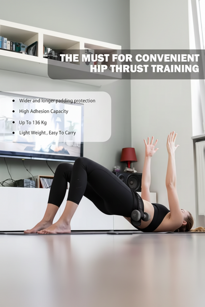 LuxoraFit™ Hip Thrust Belt — Hands-Free Glute Training, Anywhere