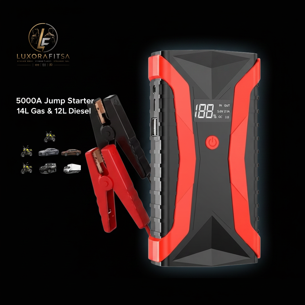 8000mAh Ultra-Light Portable Car Jump Starter 400g