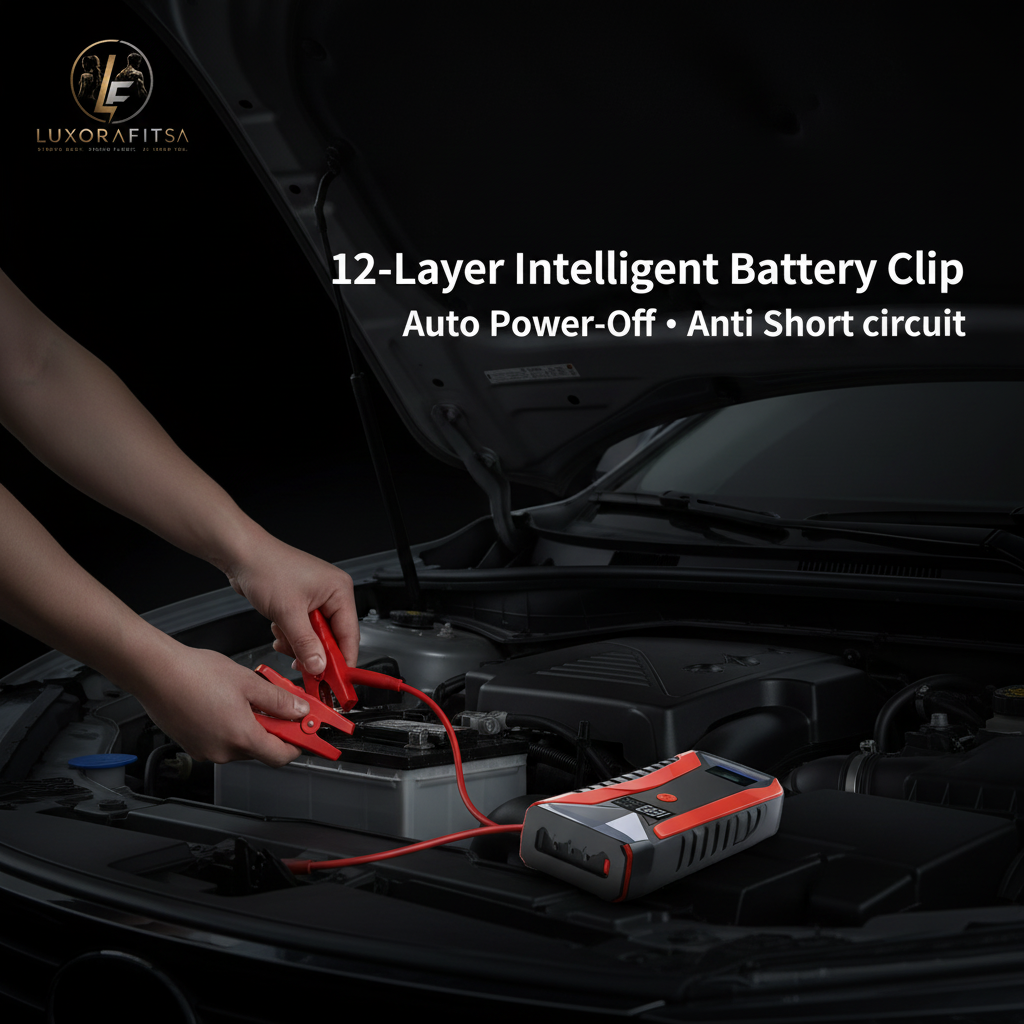 8000mAh Ultra-Light Portable Car Jump Starter 400g