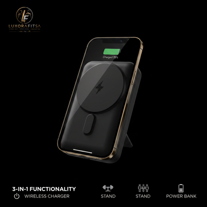 3-in-1 Magnetic Wireless Stand Power Bank 10,000mAh