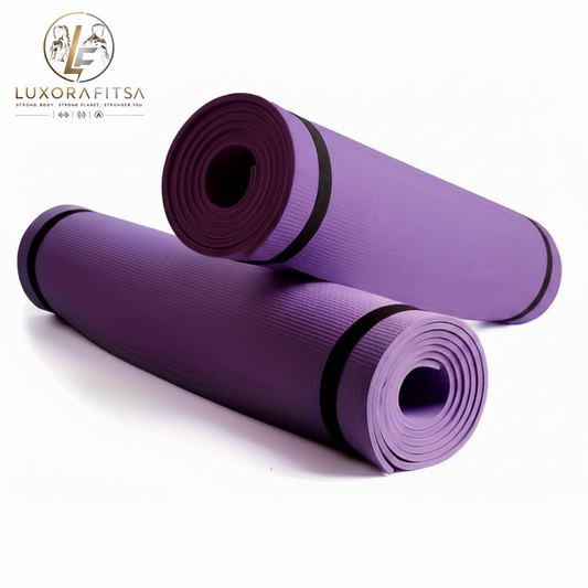 LuxoraFitSA™ 4mm Yoga Mat – Premium Grip & Comfort
