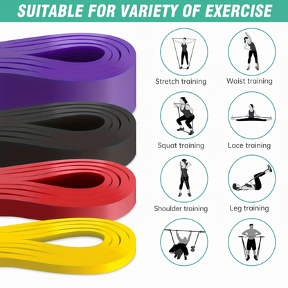 LuxoraFit™ Resistance Band | 5PC & 1 Slider