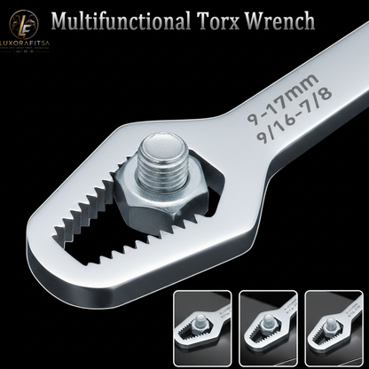 Double-Headed Adjustable Torque Key 3–17mm Bike Tool